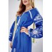 Embroidered Boho Maxi Dress "Fantasy" Electric